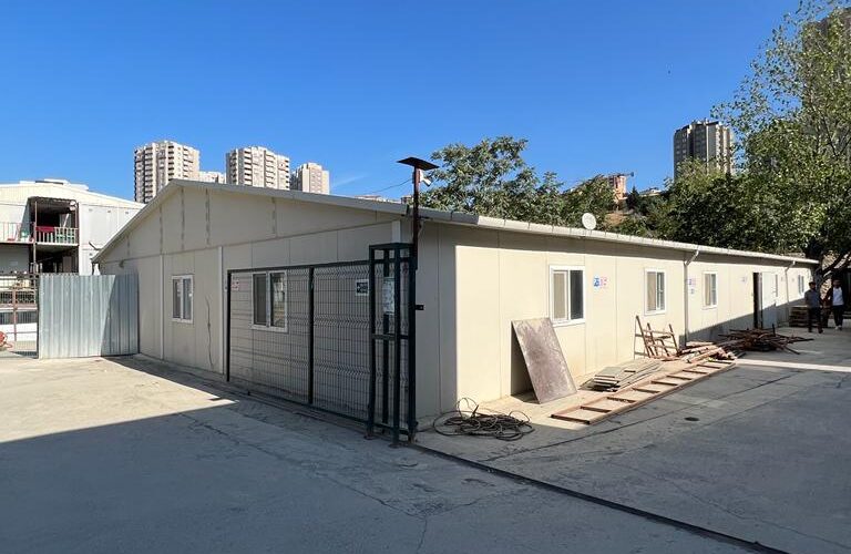 Prefabrik şantiye binası kurulumu
